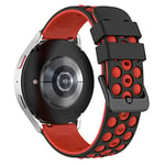 INF Bracelet de Montre Silicone 20mm pour Montre Samsung Galaxy/Gear/pour Huawei Rouge/Noir