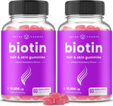 Nutrachamps Biotin Gummies 10,000 Mcg - Healthy Hair, Skin & Nails for Women, Me