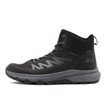 North Ridge Harlow Mens Waterproof Walking & Hiking Mid Boots with Ripstop Upper - Black - Size UK 10