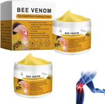 2Pcs Bee Venom Pain Relief Bone, Healing Cream Natural Therapy Gel with New Zeal