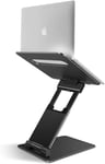 JaxtexTop Laptop Stand, Ergonomic Adjustable Laptop Holder Laptop Riser Aluminum Notebook Computer Holder Stand Compatible with MacBook, Air, Pro, Dell XPS, Samsung, Alienware All Laptops 10-17"