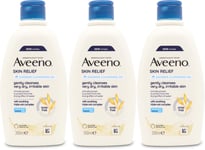 Aveeno Skin Relief Shower Cleansing Oil 300ml X 3