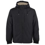 OXBOW P2JERZY Blouson Ripstop capuche sherpa Noir, Taille M