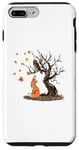 iPhone 7 Plus/8 Plus Fox and owl on the tree animal lovers autumn leaves Case