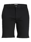 JACK & JONES Men's Jpstcooper Jjchino Shorts Chino, Black, M