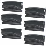 Lot de 6 flotteurs d'hivernage noirs 50 cm lestés pour piscine Linxor