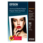 Epson Archival Matte Paper 192g/m2, DIN A3+/50