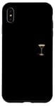 Coque pour iPhone XS Max Verre à expresso Martini minimaliste élégance de poche