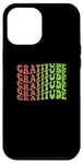 iPhone 14 Plus Repeated Word Christmas, Gratitude Case