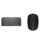 Logitech MX Keys Mini Minimalist Wireless Illuminated Keyboard, Compact, Bluetooth & M171 Wireless Mouse for PC, Mac, Laptop, 2.4 GHz with USB Mini Receiver