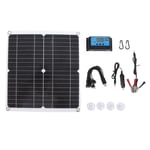 Kit Panneau Solaire 20W 12V Monocristallin IP65 Etanche Panneau Solaire DIY Avec