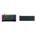 Razer BlackWidow V4 Pro (Green Switch) - US Layout + Goliathus Extended Chroma