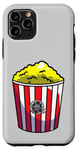 Coque pour iPhone 11 Pro Movie and Popcorn Lovers Cinéma Food Theme Party Pop Corn