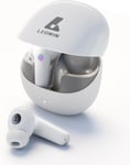 Ecouteurs Bluetooth sans Fil, Casque Bluetooth 5.3, écouteurs sans Fil avec 4 Microphones pour des appels clairs, ENC ANC reducteur de Bruit et Mode Transparence, 40 Heures d'autonomie