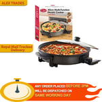 Quest 40cm Multi Function Electric Cooker Pan with Lid 1500w Cooker Multi