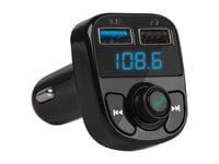 Nouveau LCD FM Transmetteur Voiture Bluetooth 5.0 USB MP3 Chargeur Mains Libr...