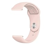 22mm 20mm rem För Samsung Galaxy watch 6/5/4/6 Classic/5 pro/4/Active 2 Silikonarmband Huawei watch GT 4-2-2e-3-3 pro band Pink sand 14 20mm watch strap