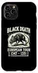 Coque pour iPhone 11 Pro Black Death European Tour Plague Rat Histoire médiévale