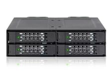 Backplane IcyDock 4 x 6.3 cm SATAI-III in 1 x 5.25 Inch HDD/SSD Blac (US IMPORT)