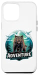 Coque pour iPhone 14 Pro Max conception aventure avec des animaux