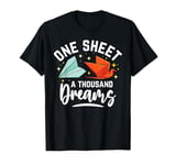 One Sheet a thousand Dreams Origami T-Shirt