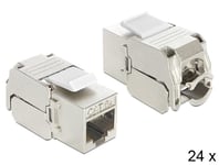 Delock Keystone-modul RJ45 Cat6a 24-pk