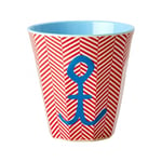 Anchor melamin mugg - red