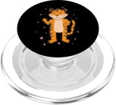 Tiger dancing Zoo big Cat PopSockets PopGrip for MagSafe