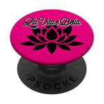 La vie est belle - LA VIE EST BELLE, design simple PopSockets PopGrip Adhésif