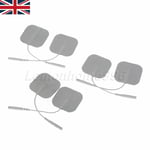 5 * 5cm White Cloth Tens Electrode Pads 10 Pairs Electric Acupuncture Supplies