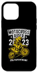 Coque pour iPhone 12 mini Motocross Dirt Bike Racing Design vieilli