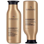 Pureology Nanoworks Gold Shampoo and Conditioner Bundle for Dry, Tired Hair, Sulphate Free for a Gentle Cleanse