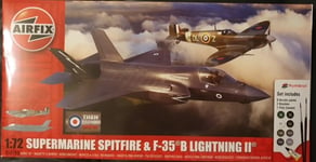 AIRFIX Model Kit Supermarine Spitfire & F-35B Lightning A50190 1:72 NEW