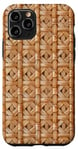 Coque pour iPhone 11 Pro Panier en osier esthétique vintage en rotin imprimé bambou