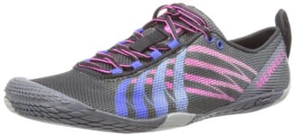 Merrell Vapor Glove, Chaussures de Sport d'extérieur pour Femme Black/Blue - Multicolore - Multicolore (Multicolore - Mehrfarbig (Black/Blue)), 36 EU