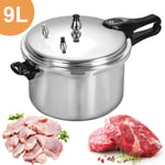 9 Litres Aluminium Pressure Cooker Kitchen Cooker Streame Pot Home Catering