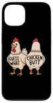 Coque pour iPhone 13 Guess What Chicken Butt Funny Dad Mom Frères et sœurs Humour