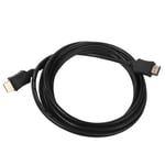 WatioWave Câble HDMI de 3 mètres en noir élégant, idéal pour connecter vos appareils avec une haute définition et une qualité d'image, parfait pour le home cinéma ou les jeux.