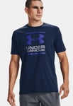 Under Armour Mens UA GL Foundation T Shirt In Navy - Size Small