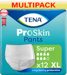 TENA Pants Super - Extra Large - Case - 8 Packs of 12 - 96 Incontinence Pants