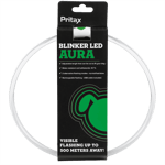 Blinkende krage LED Aura, 8 mm, 35-60 cm, grønn - Hund - Tur med Hunden - Refleks og lykter - Pritax