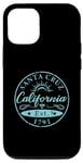 Coque pour iPhone 12/12 Pro Santa Cruz Retro Vintage Surf & Skateboard Design Graphique