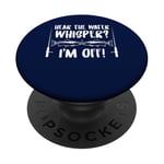 Fishing Quote Hear The Water Whisper Fisherman Sounds PopSockets Adhesive PopGrip