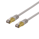 DELTACO – S/FTP Cat6a laitekaapeli, Delta-sert., LSZH, 3m, harmaa (SFTP-63AH)