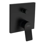 hansgrohe Vivenis Set de finition pour mitigeur bain/douche encastré, noir mat, 75415670