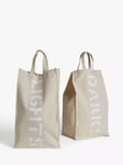 John Lewis ANYDAY Laundry Totes, Set of 2