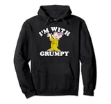 Disney Snow White & The Seven Dwarfs Dopey I'm With Grumpy Pullover Hoodie