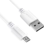 Câble Micro Usb Charge Ultra Rapide Extra Long [2m] 5v/2.4a Charge Rapide Câble Android Durable Double Revêtement Pour Samsung S7/S6/S5/J5/J7 Huawei Nokia Nexus Sony Tablet Ps4 Kindle