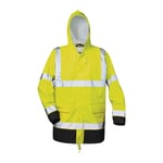 Norway - Veste de pluie de signalisation en pu Manfred taille xxl jaune/noir pu sur support de pes