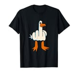 I Don't Give A Duck Middle Finger Funny Offensive Rude T-Shirt